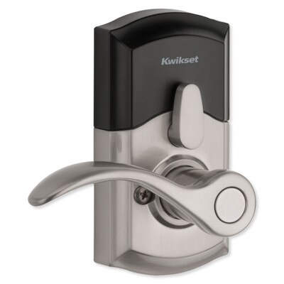 Kwikset SmartCode 955 Reversible Electronic Lever, Satin Nickel